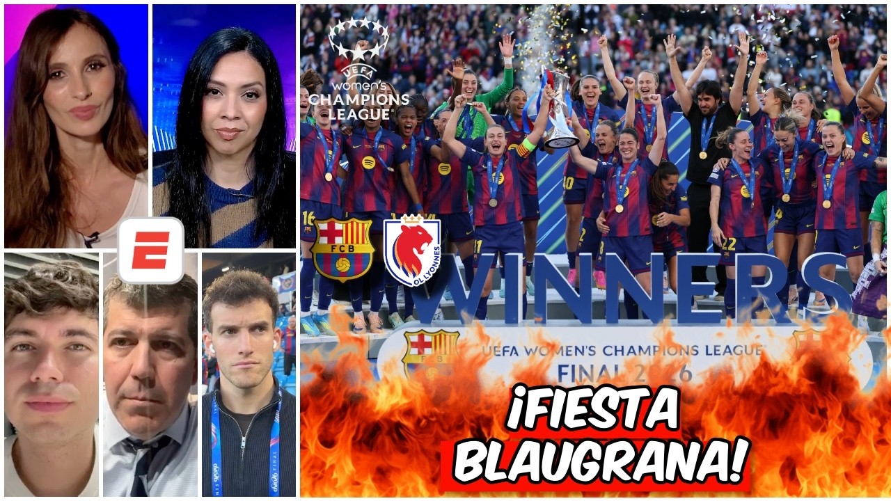 BARCELONA: MUY SUPERIOR a OLYMPIQUE LYONNES en la FINAL de la CHAMPIONS | Champions League Femenina