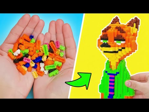 Giant Judy & Nick to the Rescue! Epic Zootopia DIY🐰🦊🚨