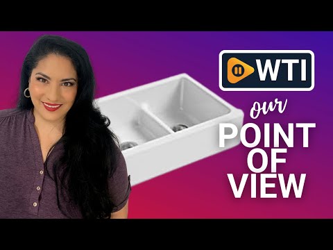 Kohler K-6427-0 Whitehaven White 36"" Double Bowl Under-Mount Large/Medium Apron-Front Self-Trimming Smart Divide Enameled Cast Iron Kitchen Sink with 8 13/16"" Tall Integral Apron - WTI product video review