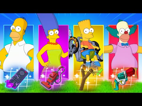 Die *ZUFÄLLIGE* SIMPSONS BOSS Challenge! (Fortnite)