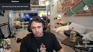 Mizkif shows his MONTHLY  EARNINGS