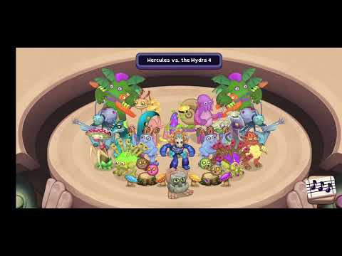 Hercules Vs. the Hydra Recreation Original by Scott Watson