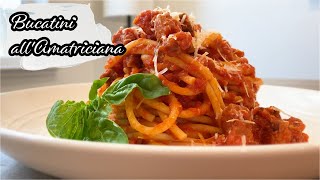 Bucatini Amatriciana Recipe | Easy & Authentic Roman Pasta at Home