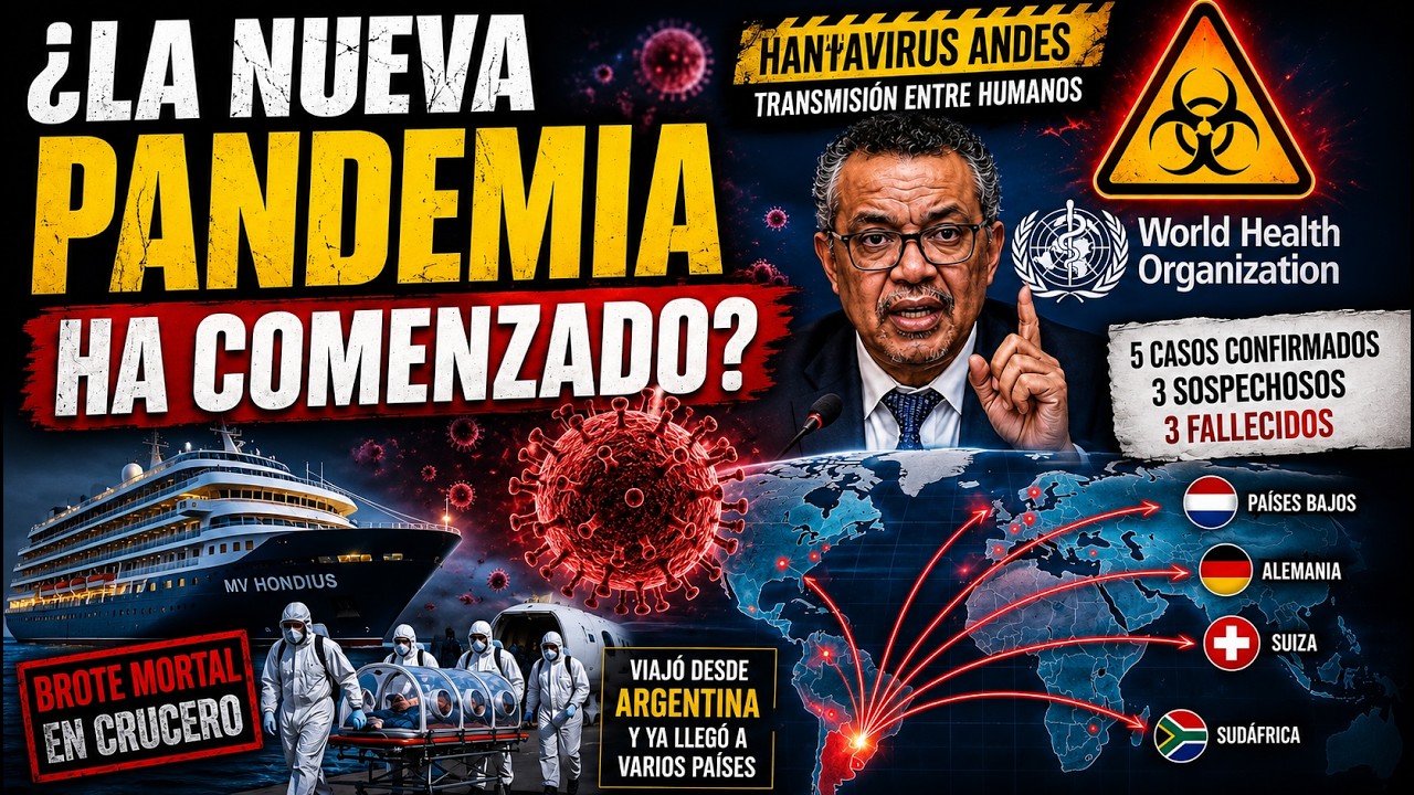 NOTICIA de ÚLTIMA HORA la OMS manda MENSAJE AL MUNDO sobre EL HANTAVIRUS