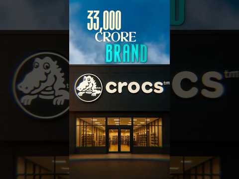 How Crocs Turned Hate Into a ₹33,000 CRORE Brand 🔥 | #shortsviral #crocs #business