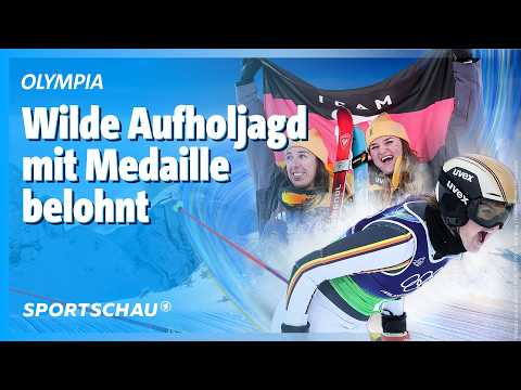 Ski Alpin: Wimpernschlag zu Gold – Aicher/Weidle-Winkelmann holen Silber | Olympia 2026 | Sportschau