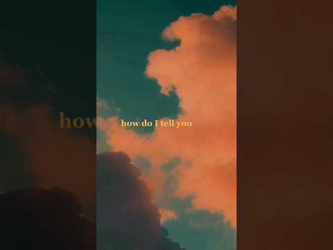 "How do I tell you I need you" - Abe Parker #lyricvideo #lyric