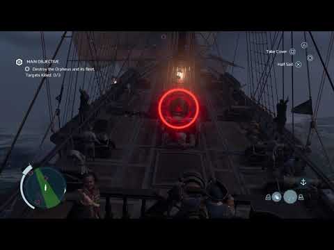 Assassin's Creed 3 (Remastered) The Giant and the Storm Naval Mission Easiest Method! (Check Descri)