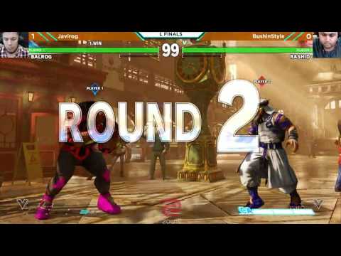 DKC 2017 SFV - Losers Final - Javirog (Balrog) vs BushinStyle (Rashid)