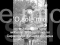 O Sole Mio acoustic version 