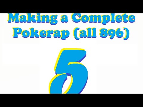 Video 5 of Creating a Pokerap using all 896 Pokemon