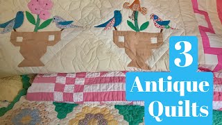 3 Antique Quilts