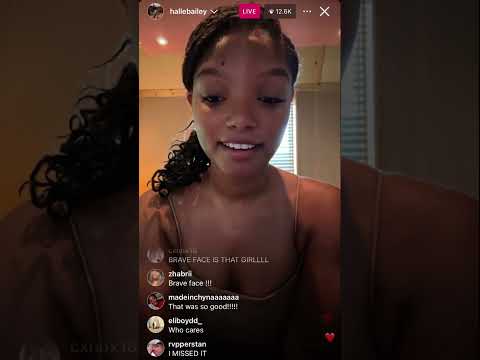 Halle Bailey Plays Snippets Of Two Songs “Brave Face” & “Know About Me” (Instagram Live)