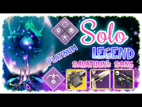 Solo 100k Ordeal Legend Nightfall Hunter - Savathun's Song - Destiny 2 ( Platinum Rank ) Commentary
