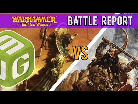 WE FINALLY HAD TIME - Tomb Kings vs Dwarfs Warhammer The Old World Battle Report Ep 23