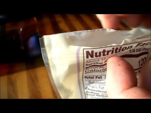 A trick for opening a zip lock bag.