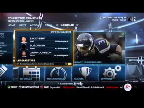 Madden 15 Connected Franchise Be A Player Ep. 3: Preseason Game 3