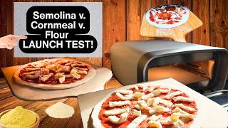 Free Your Pizza From Sticking! Flour vs. Semolina vs. Cornmeal for Pizza Launch!