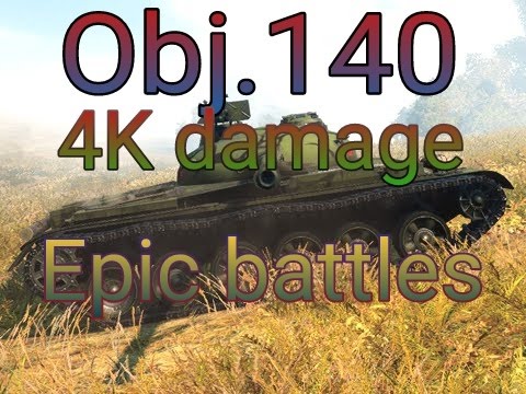4K damage in obj.140 and epic battle- World Of Tanks Blitz ( I'm back :D)
