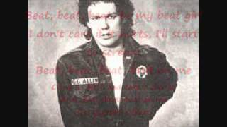 GG Allin &amp; The Jabbers - Beat, Beat, Beat (with lyrics)