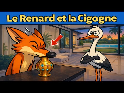 Le Renard et la Cigogne – Jean de La Fontaine 🦊