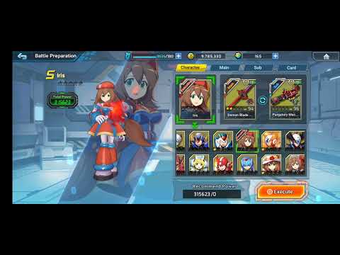 [MEGAMAN X DiVE] Characters Showcase: DiVE Armor Iris