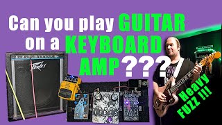 Video thumbnail for play guitar into peavey kt keyboard amp by Disembodied Studios