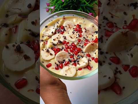 Creamy Fruit Custard | Quick Dessert Recipe | Healthy Fruit Custard | Dessert Recipes