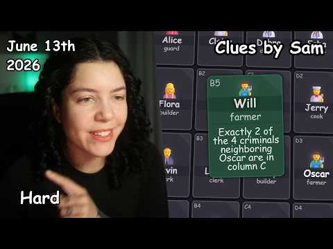 Clues by Sam 13th June 2026 answer preview