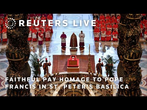 LIVE: Faithful pay homage to Pope Francis in St. Peter's Basilica