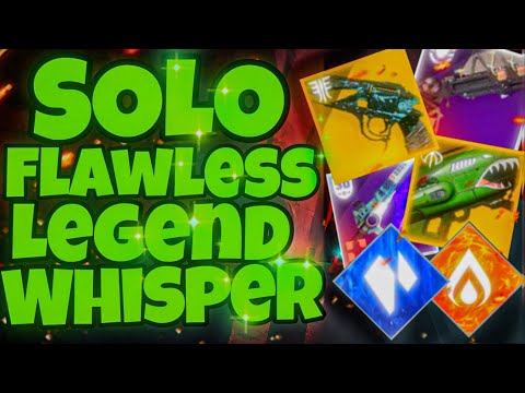 Solo Flawless Legend Difficulty “The Whisper” (Hunter)