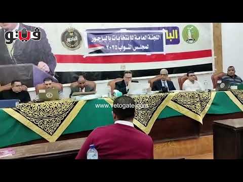 إعلان الحصر العددي لأصوات الناخبين في دائرة الباجور بالمنوفية