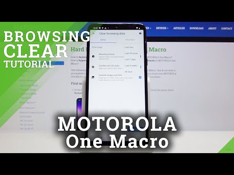How to Clear Browser Data in MOTOROLA One Macro - Reset Cookies