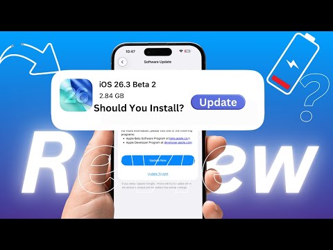 iOS 26.3 Beta 2 Review | iOS 26.3 Public Beta 2 Review | iOS 26.3 Beta 2 Battery test | 26.3 Beta 2