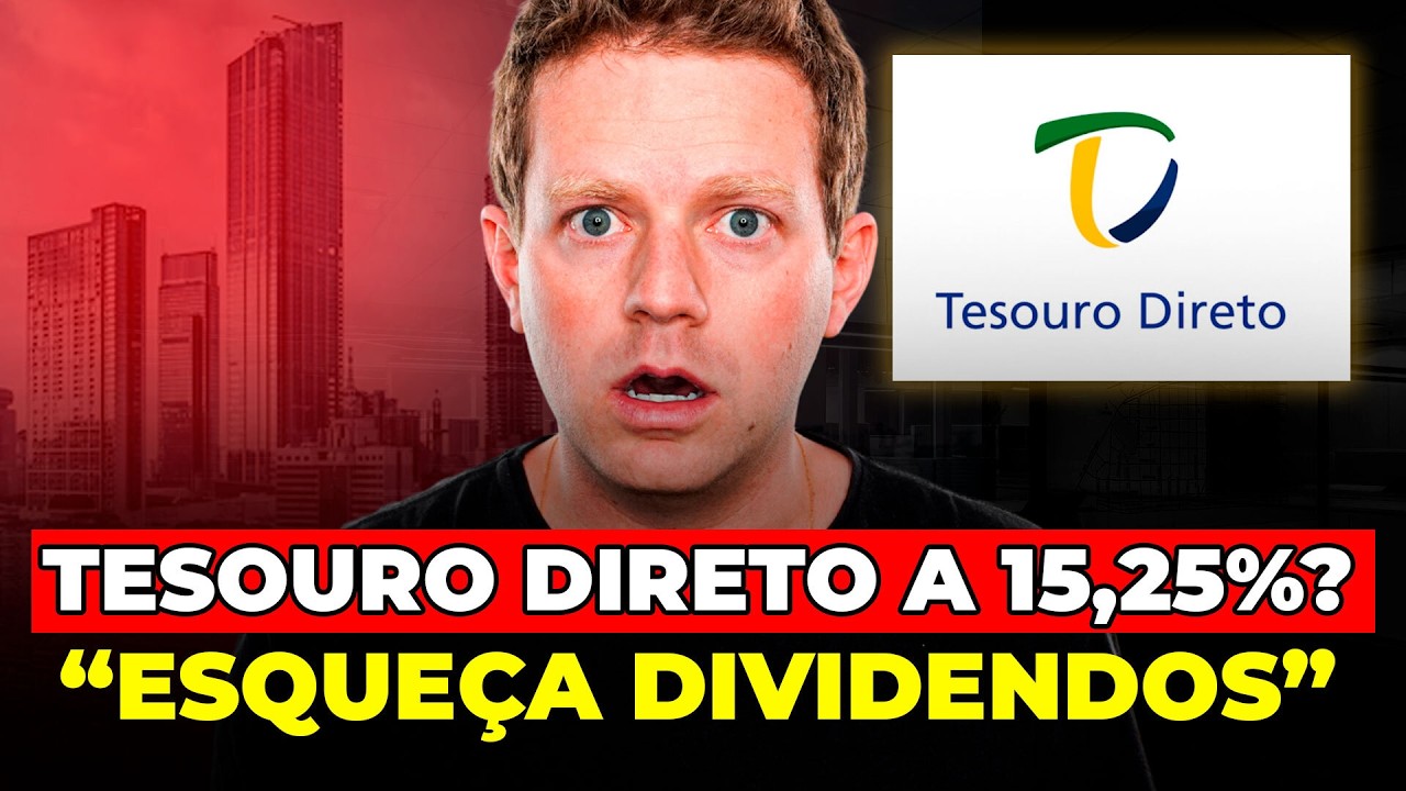TESOURO PAGANDO 15,25% e IPCA +8%: o FIM da ERA DOS DIVIDENDOS? O que fazer?