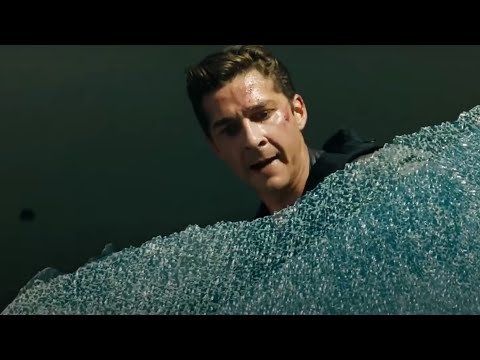 Transformers: Dark of the Moon: Driller attacks the falling building (HD CLIP)