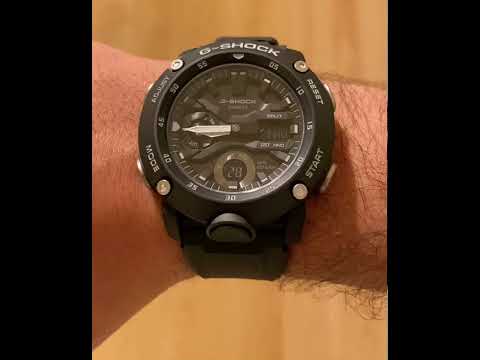 Casio G-Shock GA-2000S-1AER Carbon Core Guard watch
