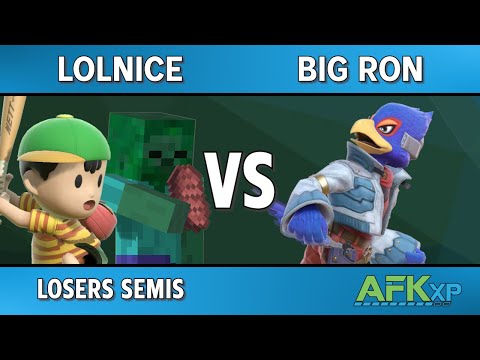 Rise of Norcal 27 Losers Semis - lolnice (Ness, Steve) vs. big ron (Falco) SSBU