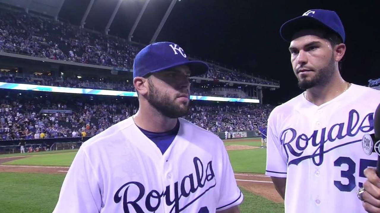 PIT@KC: Hosmer, Moustakas talk homers, Royals' win