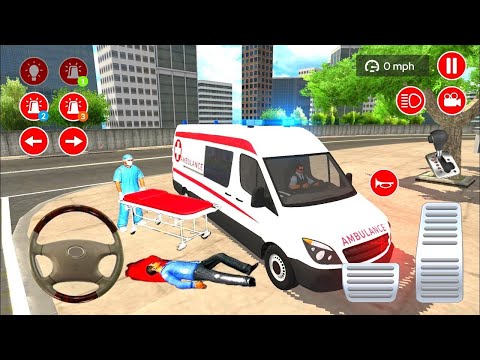 US Ambulance Driving Simulator 2021 - Emergency Van Rescue Driver #1 - Android Gameplay