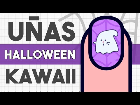 ¡TERROR KAWAII! UÑAS HALLOWEEN CUTE 👻