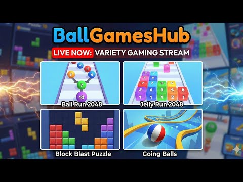 🎮 Live Mobile Gaming | Ball Run 2048, Jelly Run 2048 & More | Viewer Choice (Today: BallRun2048)