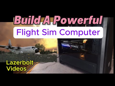 Step-by-Step Build - Flight Simulator PC - Complete Guide Lazerbolt Flight simulator 2024