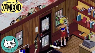 【Zomboid42】#1  ガンショップの中からスタートの絶望実況！　【夫婦】
