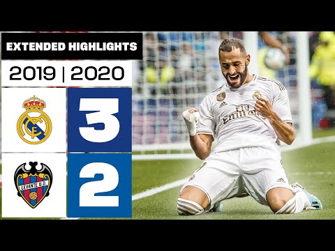 REAL MADRID 3-2 LEVANTE UD 2019/20 | Resumen Ampliado
