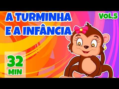 A Turminha e a Infância Vol. 5 - Giramille 32 min | Desenho Animado Musical