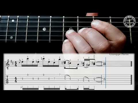 Best Blues Lick 01 double stop, guitar tab and score