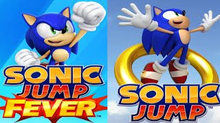 Download lagu Sonic Jump Pro vs Sonic Jump Fever GAMEPLAY mp3