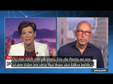 Stefan Borg på CNN: Kände mig inte otrygg i Douma - Nyheterna (TV4)