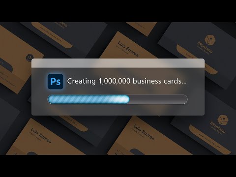 Auto-Create 100s of Custom Designs using "Variables" in Photoshop!